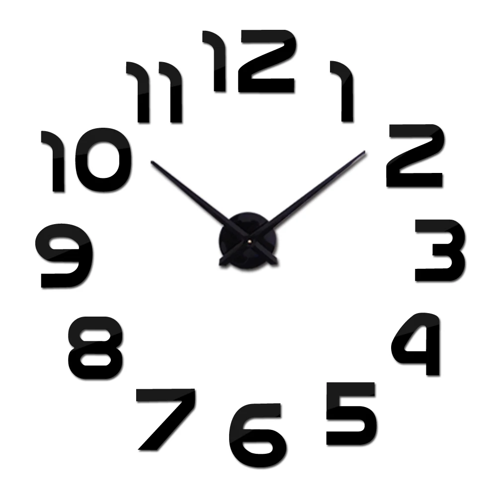 Naujas sieninis laikrodis žiūrėti laikrodžiai reloj de sumalti namų puošybai 3d akrilo specialios sienos lipdukas Kambarį Adata