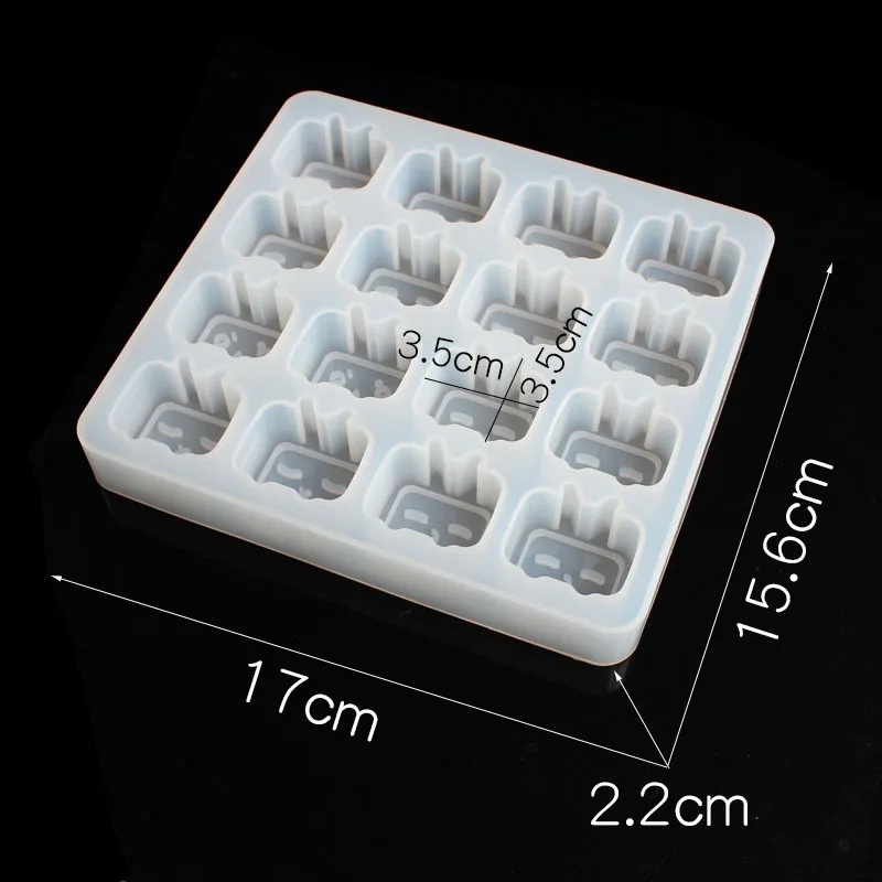 Naujos krištolo lašas klijų mažas TV silikono formos 19012
