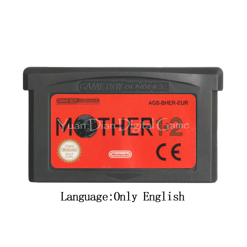 Nintendo GBA Žaidimų Kasetė Konsolės Kortelės Mama 1+2 EU Versija