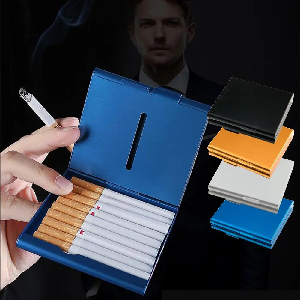 Pelninga Cigarečių Atveju Žiebtuvėlis su USB Įkrovimo Vėjo Cigarečių Atveju Aliuminio Lydinio Turėtojas 20Pcs Cigarečių