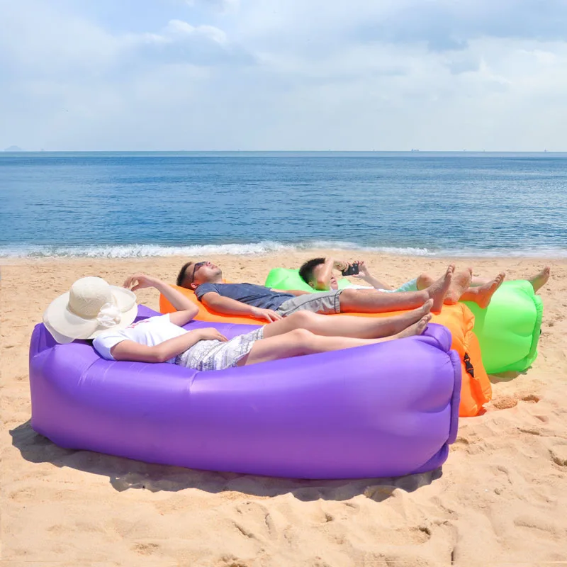 Pripučiamos sofos, sofos tingus stovyklavimo miegmaišius oro lova Paplūdimio Kėdė Greitai Sulankstomas miegmaišį ultralight Dropshipping