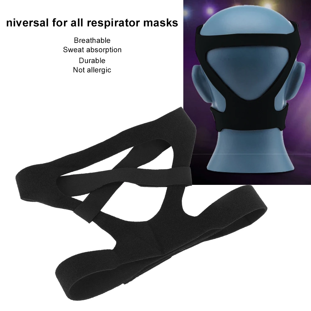 Reguliuojamas Respiratorių Lankelis Skalbti Elastinga Anti-knarkimas Lankelis Kvėpuojantis Universalus Nosies ir Veido Kaukė Diržas