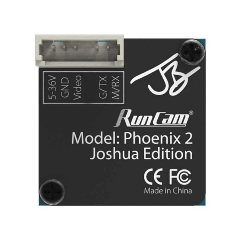RunCam Phoenix 2-JB Joshua Edition KAMERA 1/2 CMOS f2.0 Super WDR Mini FPV Kameros RC Lenktynių Drone