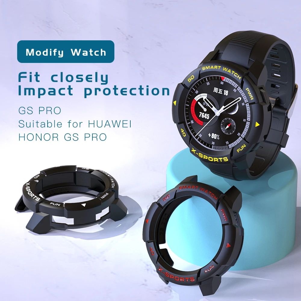 SIKAI 2020 Naujas Atveju Huawei Honor Žiūrėti GS Pro TPU Apvalkalas Protector Cover Band Apyrankę, Dirželį Įkroviklį už Garbę GS Pro Žiūrėti