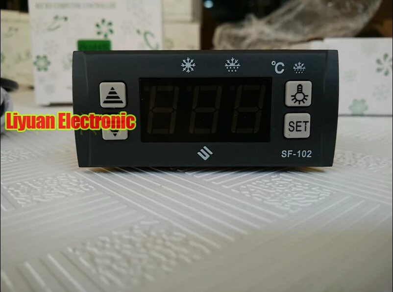 Skaitmeninis displėjus, termostatas SF-102 temperatūros reguliatorius, 20A Elektroninis temperatūros reguliatorius Quaranteed