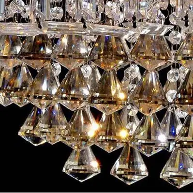 Specialus pasiūlymas didelis modernus minimalistinio lubų krištolo sietynas, kūrybinė asmenybė kambarį salė kristalų lempos