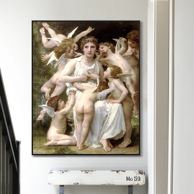 Tapybos numeriai meno dažų skaičius Vertus atkreipiamas Šiaurės ir angelas namo koridorius, dekoratyvinis dažymas