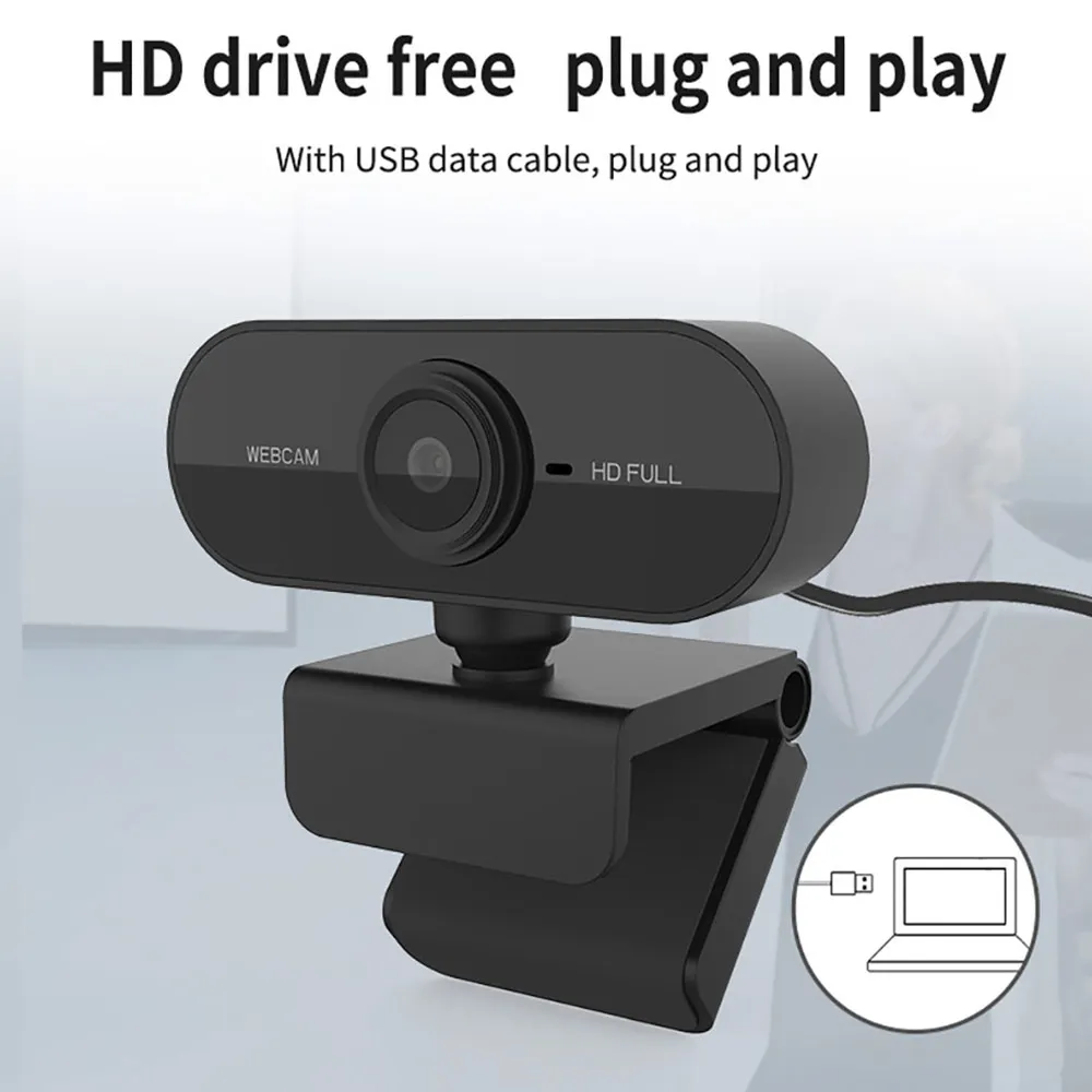 TISHRIC HD Kamera 1080p Auto Focus Usb Kamera, Web Kamera Su Mikrofonu Interneto Camara Pc Live Transliacijos Vaizdo Skambutis