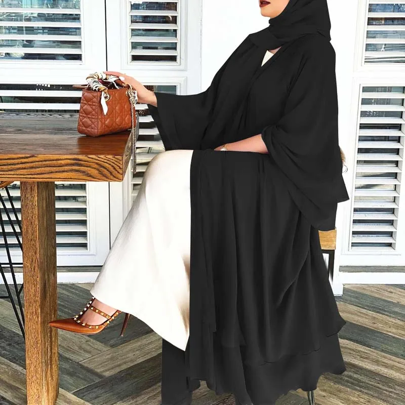 Vetement Femme Atidaryti Abaja Dubajus Turkija Abayas Moterų Musulmonų Mados Suknelė, Hijab arabų Maroko Kaftan Skraiste Musulman De Režimas