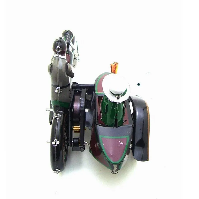 Vintage Retro Motociklų Kolekciją Tin žaislai Klasikinis Motociklas Clockwork Vėjo Iki Alavo Žaislai Suaugusiems, Vaikams, Kolekcines Dovana