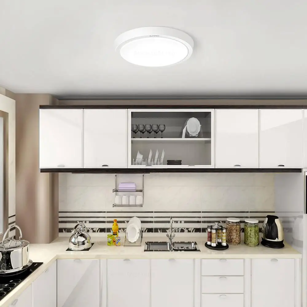 XIAOMI MIJIA LED Lubų šviesos OPPLE IP44 Vandeniui Lempos, virtuvė, vonios kambarys, balkonas eilėje Lubų šviesos 6W 12W apvalus šviestuvas