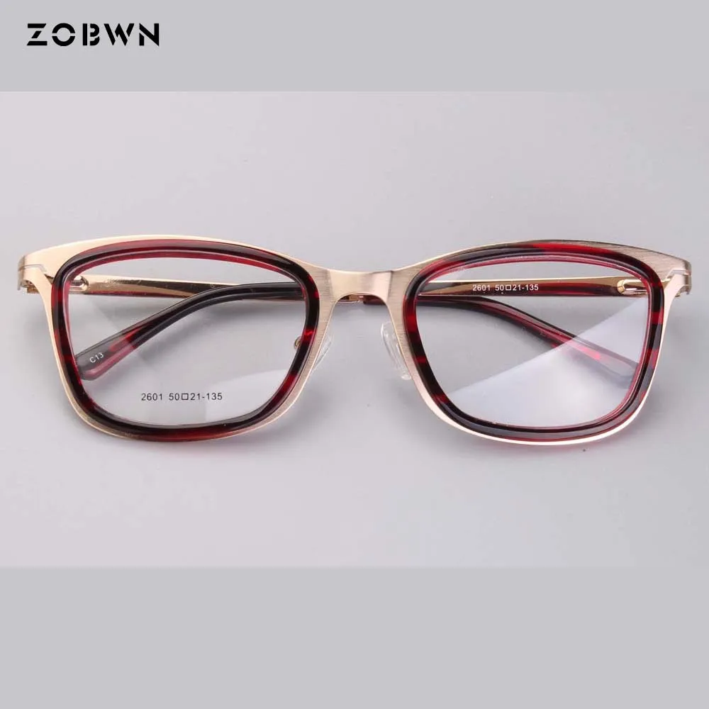 ZOBWN cat eye akiniai marcas Vintage Akiniai Rėmeliai Moterų Kompiuterių Optiniai Akiniai, Akinių Retro Moterų Moterų Armacao raudona