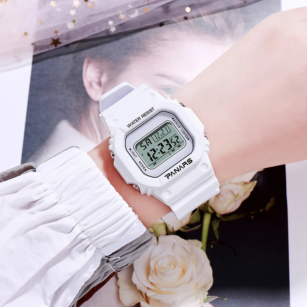 Žiūrėti Moterims Vandeniui Montre Berniukų, Mergaičių Sporto Prabangūs Laikrodžiai LED Signalas Vyrų Elektroninis Skaitmeninis Žiūrėti reloj hombre dovana