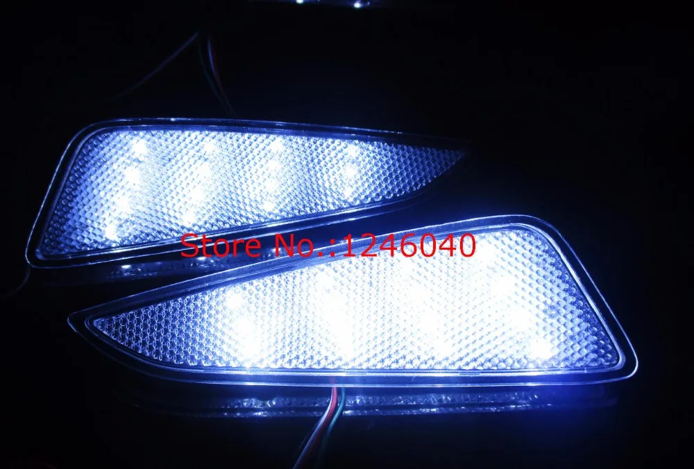 1PAIR LED Galinio bamperio atšvaito šviesą liekamosios stabdymo stop posūkio signalas atbulinės šviesos lempos tinka Toyota, C-HR 2016-2018