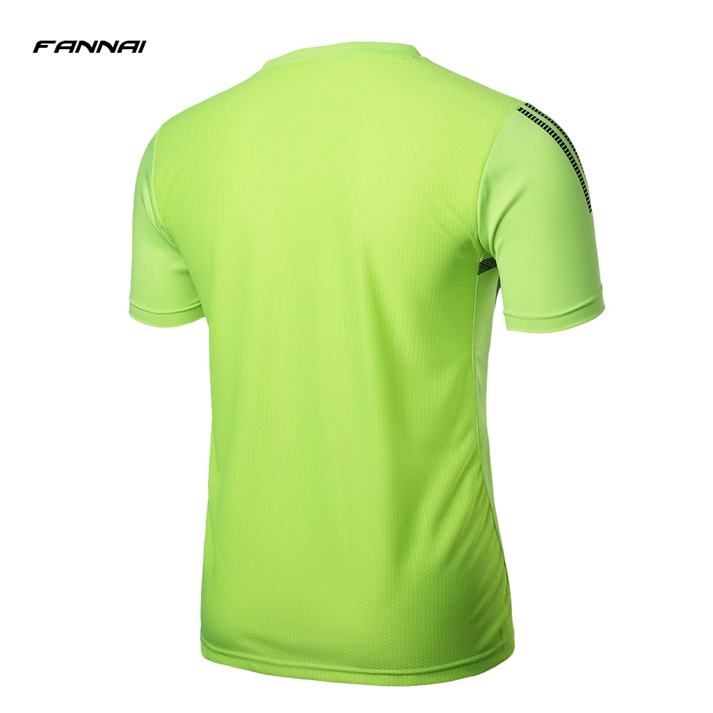 2019 NAUJAS Prekės ženklas Vyrų Marškinėlius Quick Dry Kvėpuojantis T-shirts Vyrų Futbolo Džersis Veikia Bėgimo Marškinėlius Sporto Slim Fit custom T-shirt
