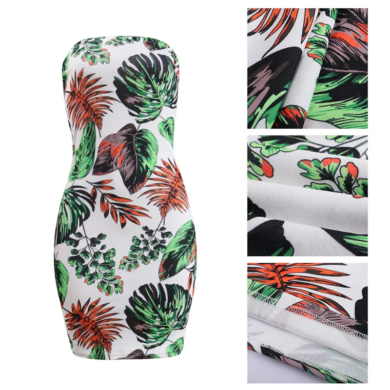 2020 Moterų Plius Dydis Vasaros Suknelės Rankovių Gėlių Spausdinti Mini Sundress Boho Paplūdimio Suknelės, Šaliai, Naktinis Klubas Seksualus Bodycon Suknelė