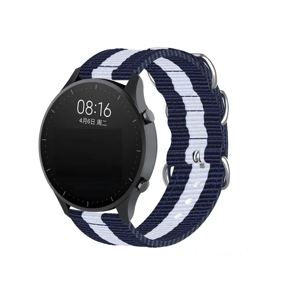 22MM nylon Dirželis Ticwatch Pro 2020/2019 Smart Watch Band Pakeisti Apyrankę ant Riešo Dirželiai Ticwatch Pro 4G eSIM