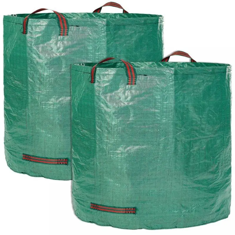 270L GardenBag Didesnės Talpos Sodo Maišų Lapų Sodo Daugkartinio naudojimo, Sulankstomas atliekų maišelis Augalų Auga Auga organizatorius Saugojimo krepšys