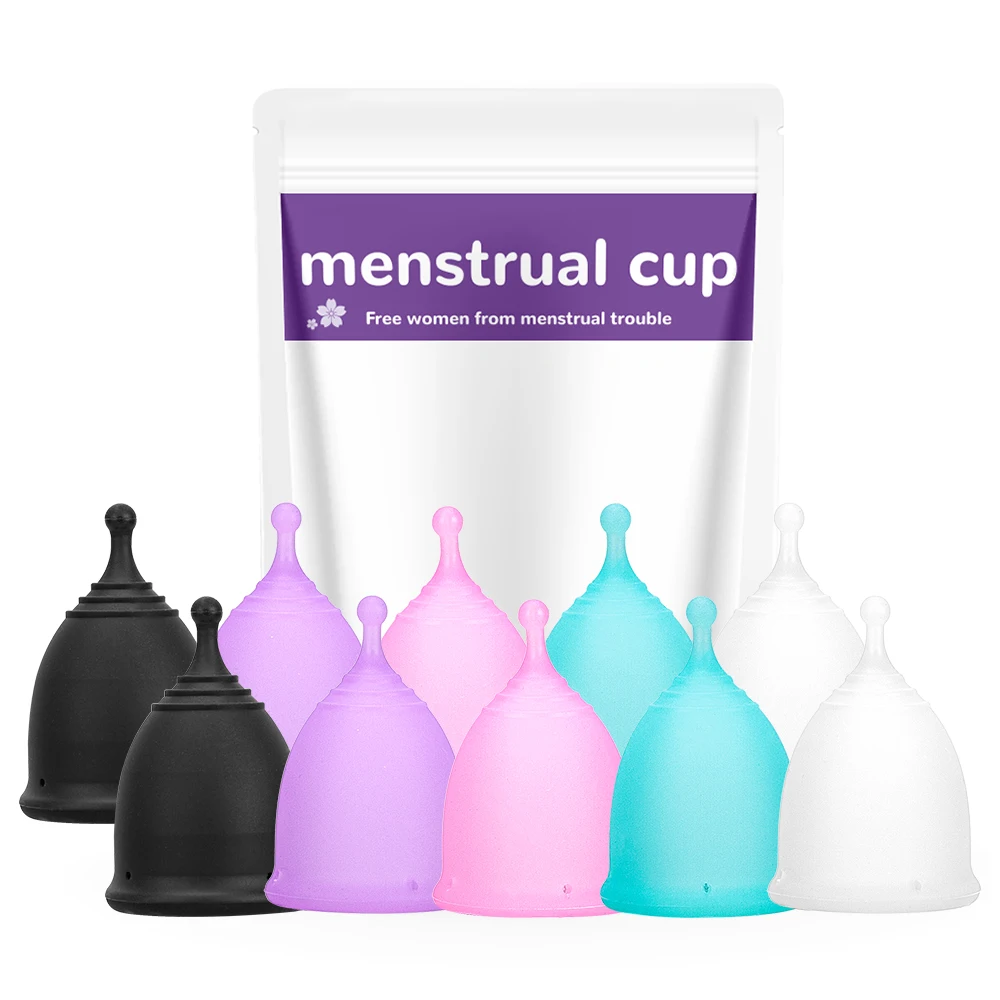 2VNT Moteriškos Higienos Menstruacijų Taurės Medicininės kokybės Silikono Laikotarpį Taurės Copa Menstruacijų de Silikono Medicinos Daugkartinio naudojimo Menstruacinis Puodelis