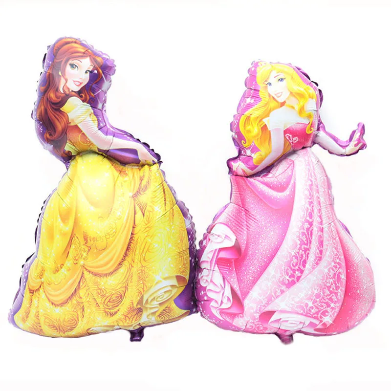 5vnt/daug Didelis Animacinių filmų Princesė Cinderlla Belle folija balionai snieguolė Veiksmų Skaičius, Žaislai, dovanos Šalis apdaila