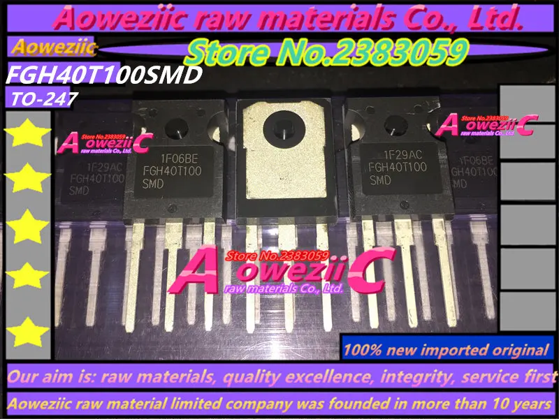 Aoweziic naujas importuotų originalus FGH40T100SMD FGH40T100 TO-247 triode IGBT vamzdis 40A 1000V