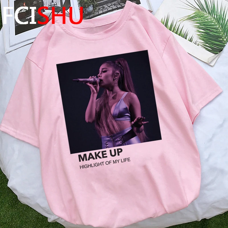 Ariana Grande Ačiū Šalia Marškinėlius Vyrų Unisex 7 Žiedai Grafinis T-shirt Hip-Hop Atsitiktinis Marškinėlius Mados Spausdinti Viršuje Tees Vyras