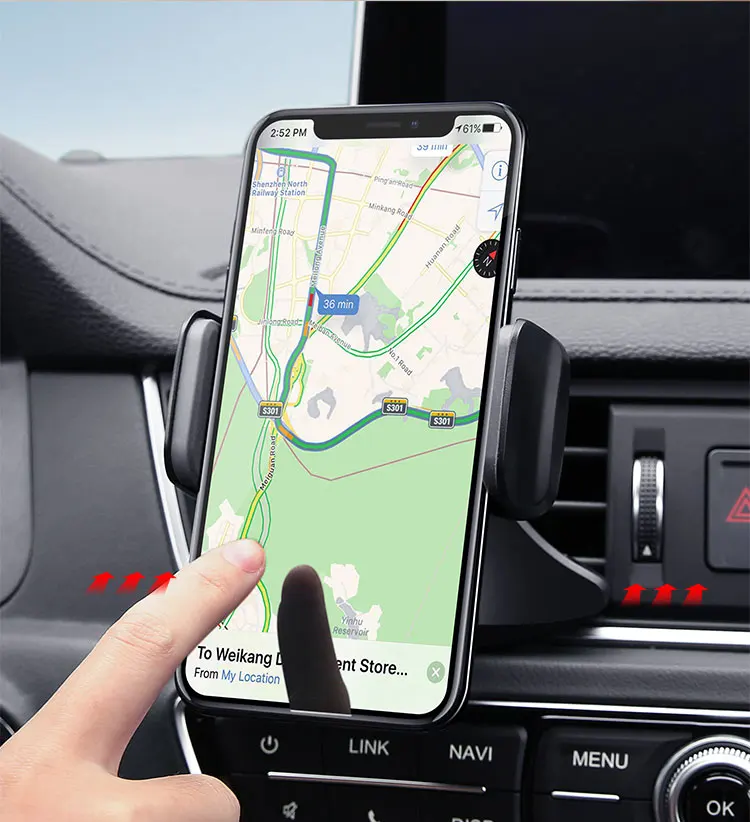 Automobilinis Telefono Laikiklis 360 Sukimosi Svorio Laisvų Rankų Tampus Laikiklis Į Automobilį Samsung 