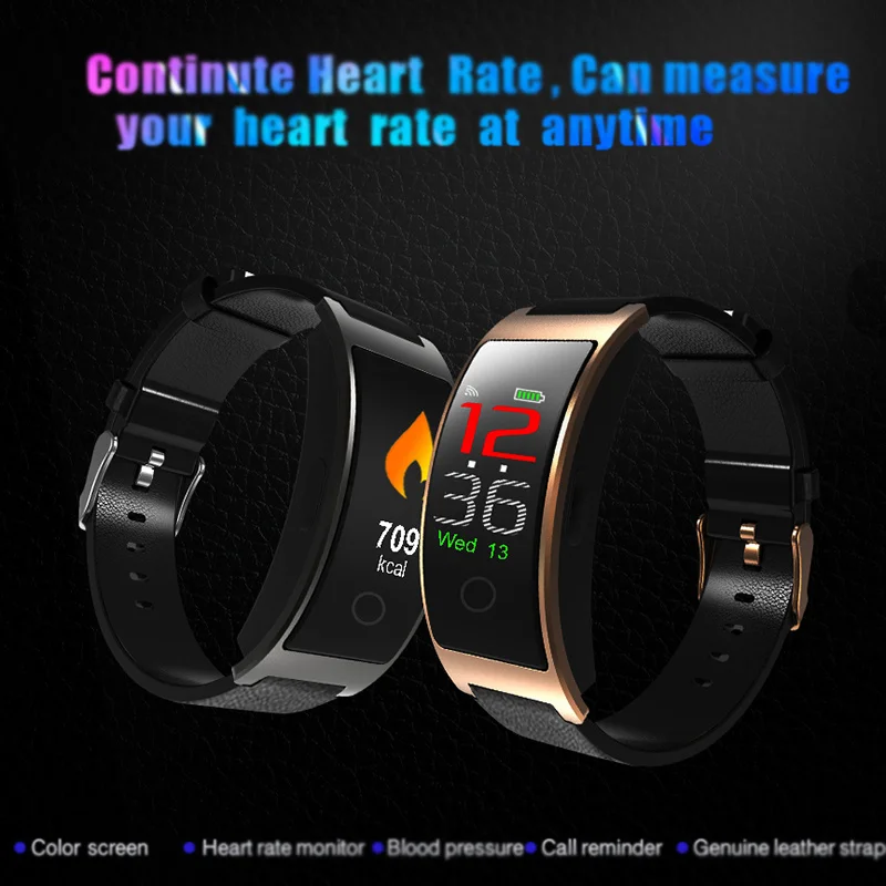 CK11C Smart Juosta Kraujo Spaudimas, Širdies ritmo Monitorius Laikrodis Vyrams, Moterims, Fitness Tracker Išmaniųjų Laikrodžių Apyrankės, skirta 
