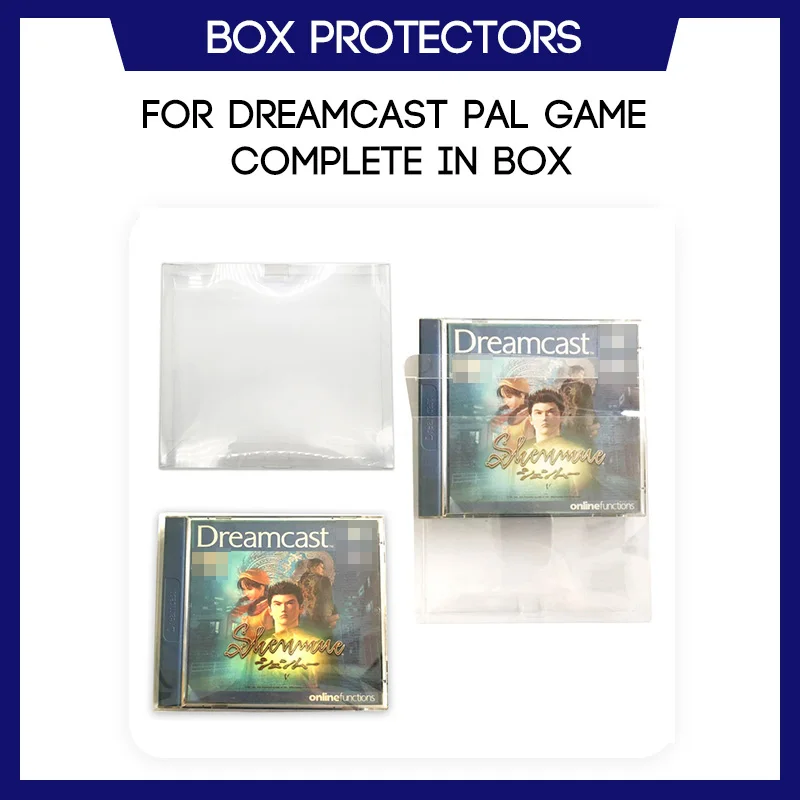Dėžutės apsaugos Dreamcast PAL Žaidimas CIB Užbaigti Langelyje Užsakymą skaidraus Plastiko Atveju
