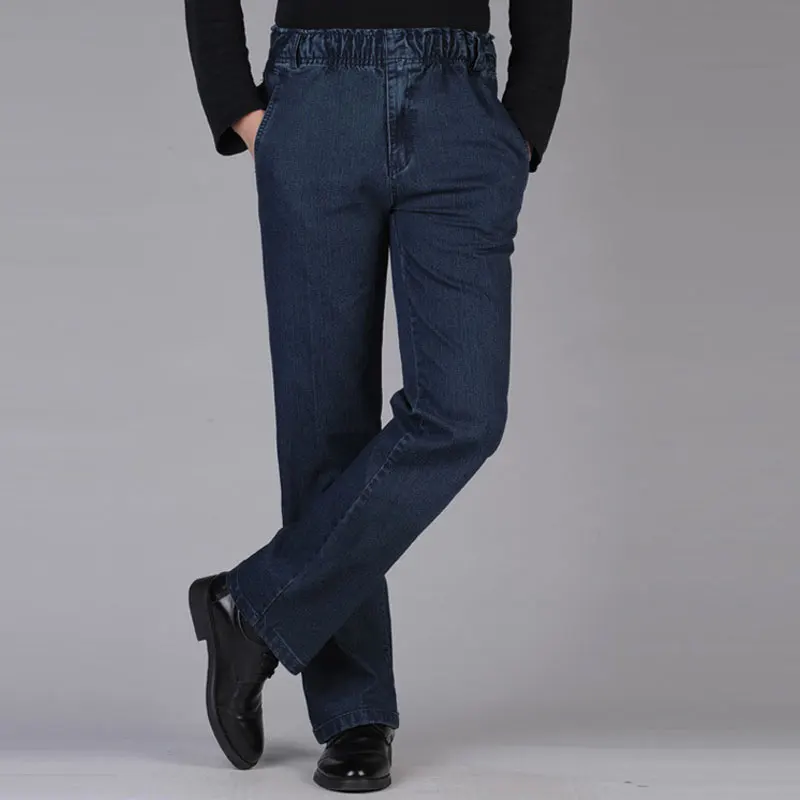 Europos Stiliaus Laisvi Vyrai Jean Kelnės Plius Dydis 5XL Atsitiktinis Mados Vyrų Džinsai Ziajać Džinsinio audinio Kelnės Tiesios Streetwear Vyras Džinsai
