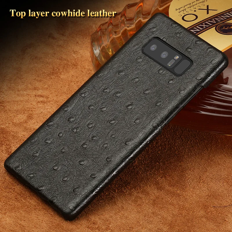 LANGSIDI prekės ženklo Originali Odinis telefono dėklas, Skirtas Samsung Note 10 9 Pastaba stručių grūdų Dangtelis Skirtas samsung Galaxy s9 s10 plius s7 krašto