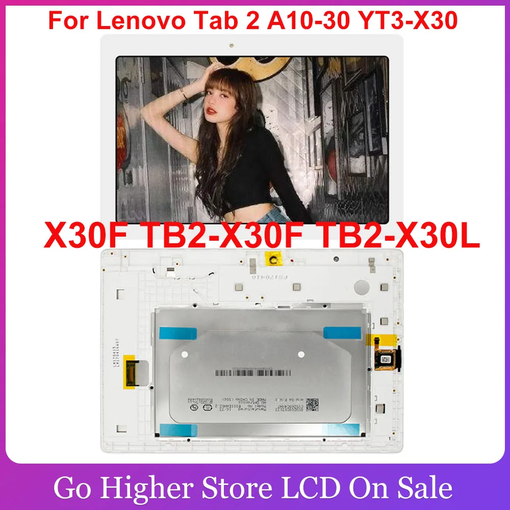 Lenovo Tab 2 A10-30 YT3-X30 X30F TB2-X30F TB2-X30L a6500 Ekranas LCD Combo Jutiklinis Ekranas Stiklas, Jutiklis atsarginės Dalys