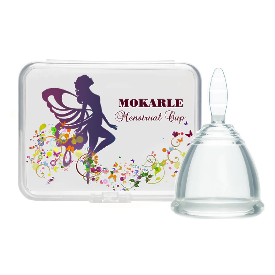 Menstruacinis puodelis medicininės kokybės silikono saugos laikotarpį taurės daugkartinio naudojimo moteriškos higienos vagin priežiūros korektorius menstruacijų su saugojimo dėžutė