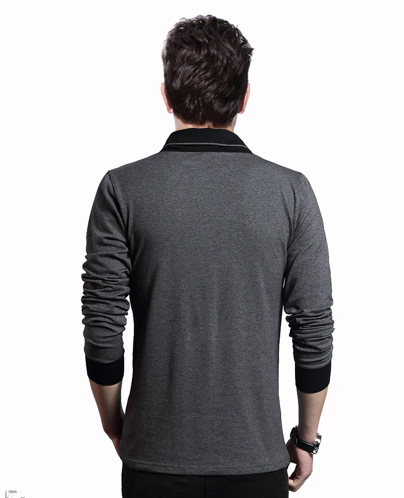 MRMT 2021 Prekės Pavasarį, Rudenį Nauja, vyriški ilgomis rankovėmis T-shirt V-apykaklės Grynos Medvilnės marškinėliai vyrams Susiuvimo Laisvalaikio Viršūnes Marškinėlius