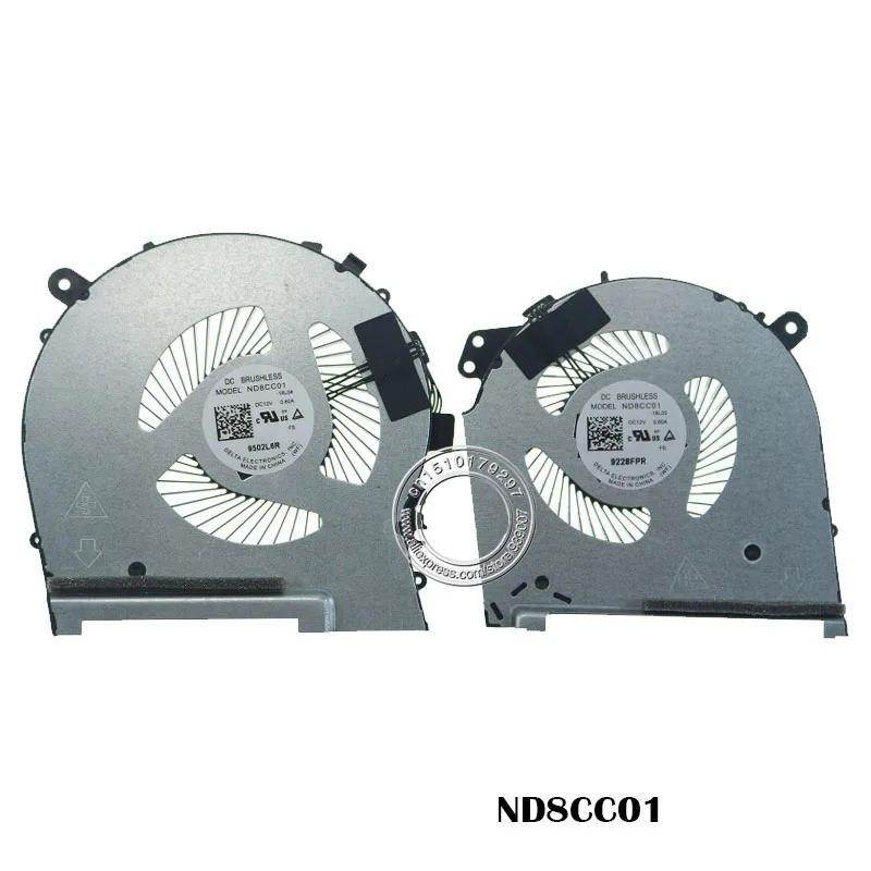 Naujas aušinimo ventiliatorius HP 15-DH TPN-C143 L64445-001 ND8CC01 -16L04 -16L05 DC12V 4PIN