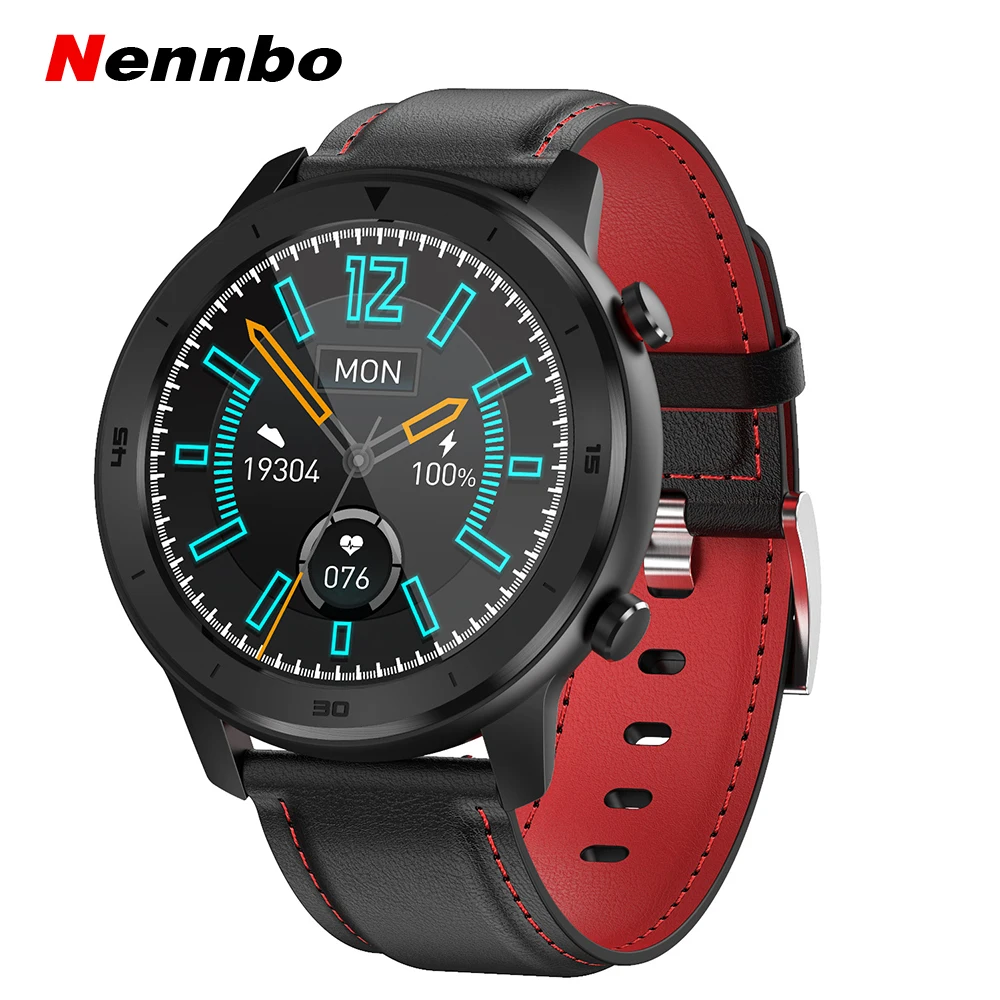 Nennbo NAUJAS Smart Watch Vyrų Sports Tracker Visiškai Jutiklinis Ekranas Sveikatos Priežiūros Širdies RateTiming Matavimo IP68 Vandeniui Smart Žiūrėti