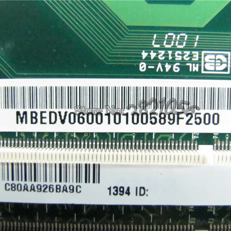 NOKOTION Acer extensa 5635 5235 Nešiojamas Plokštė MBEDV06001 DA0ZR6MB6F0 REV F GL40 DDR3 Nemokamai CPU