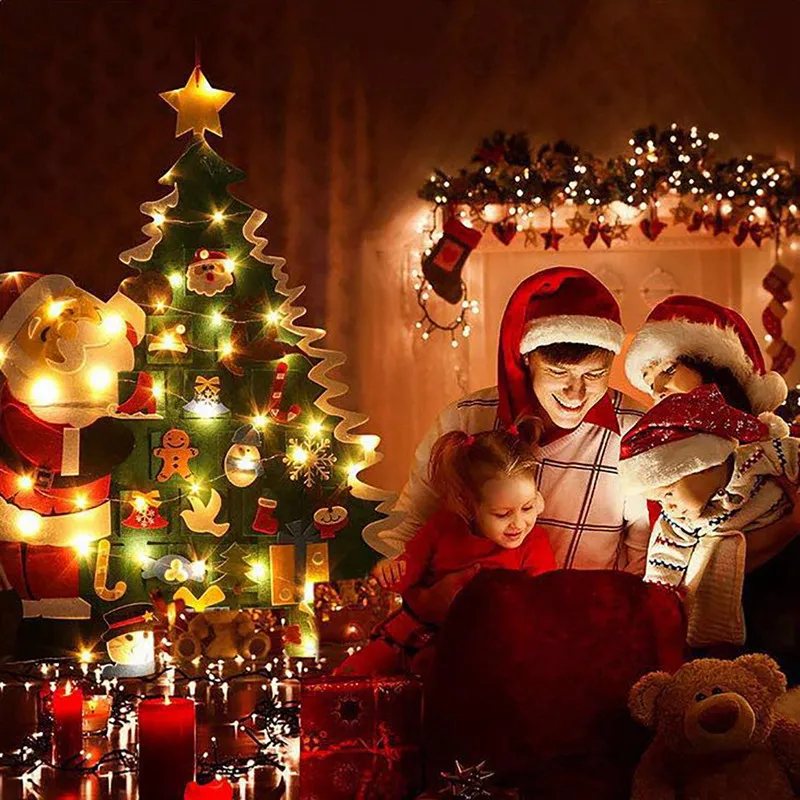 PASIDARYK pats Jaučiau, Kalėdų Eglučių Papuošalai, Kalėdų Papuošalų, Namų Santa Cristmas Tree Deco Noel Naujųjų Metų Dovanos Kalėdos Navidad 2021