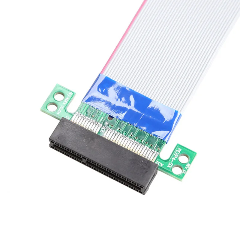 PCI-E 4X Riser Card Extender Flex ilgiklis Juostelės Adapteris Keitiklis