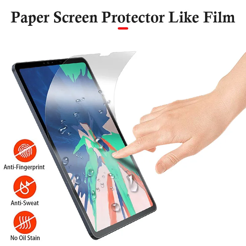 Popieriaus Screen Protector, Kaip Filmas Matinis iPad 9.7 colių /Pro10.5 / Pro11/Pro12.9 Scratchproof Anti-glare Tablet Ekrano Lipdukas