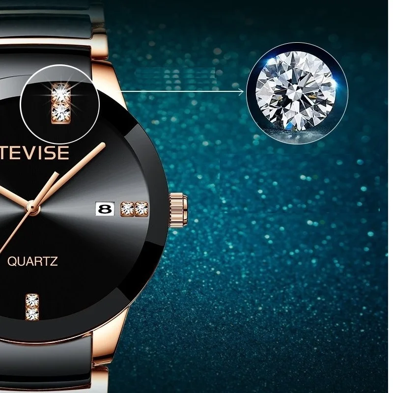 Pora Laikrodžiai TEVISE T845 Mados Mėgėjams Laikrodžiai Vyrų, Moterų, Prabangos Kvarcinis Laikrodis Mėgėjams Unisex Žiūrėti Montres Femme 2020 m.
