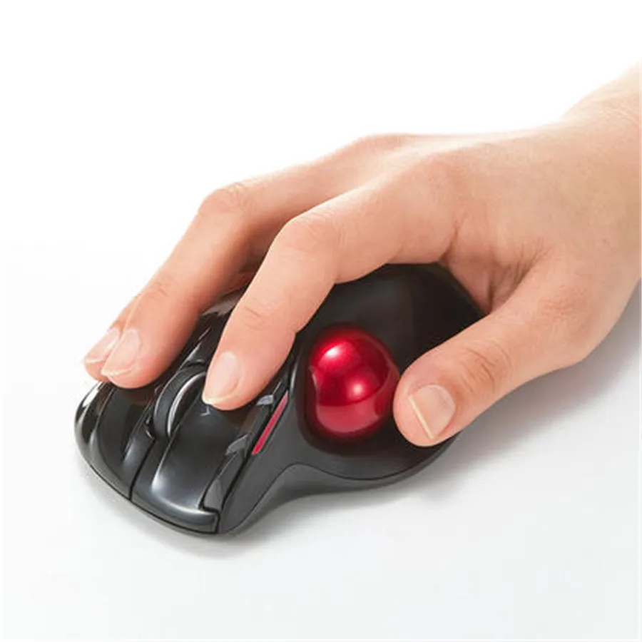 SANWA ergonomiškas wired/wireless/bluetooth trackball pele creative vyrų ir moterų, biuro ir namų reguliuojamas greitis pelės