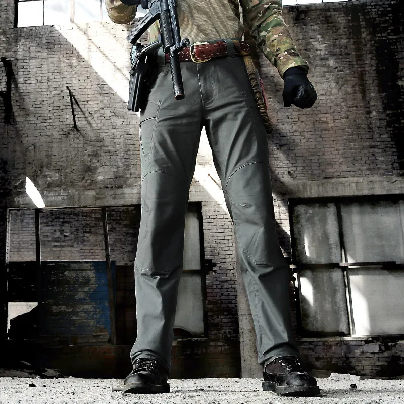 Saugumo Pavarų SWAT Kovos su Karinės Taktinės Kelnės Vyrams didelę Kišenę Kariuomenės Krovinių Kelnės Atsitiktinis Medvilnės asmens sargybinis Militar Kelnės