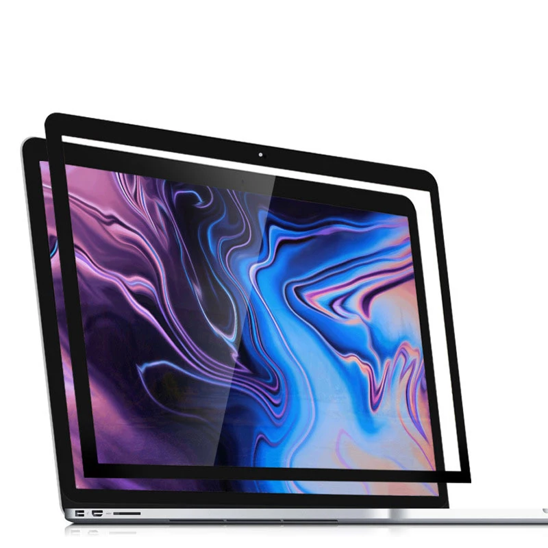 Screen Protector Viršelis Su Juodu Rėmu, Skirta MacBook Pro 13 Air 13 