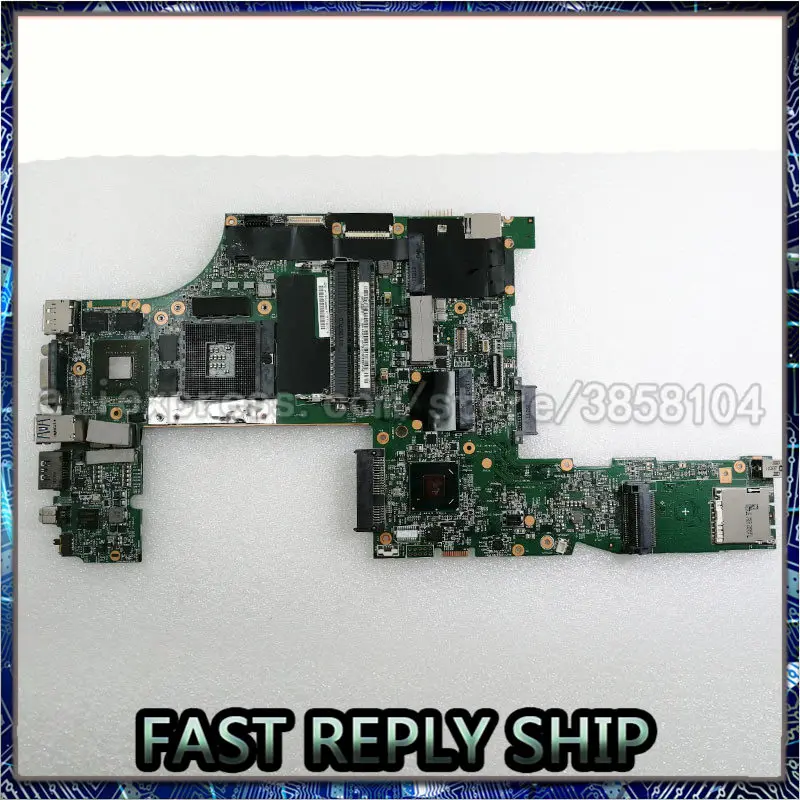 SHELI 04W2040 Lenovo W520 Nešiojamas plokštė H0222-5 48.4KE36.051N12P-Q1-A1 DDR3 visiškai išbandyta darbo perfec
