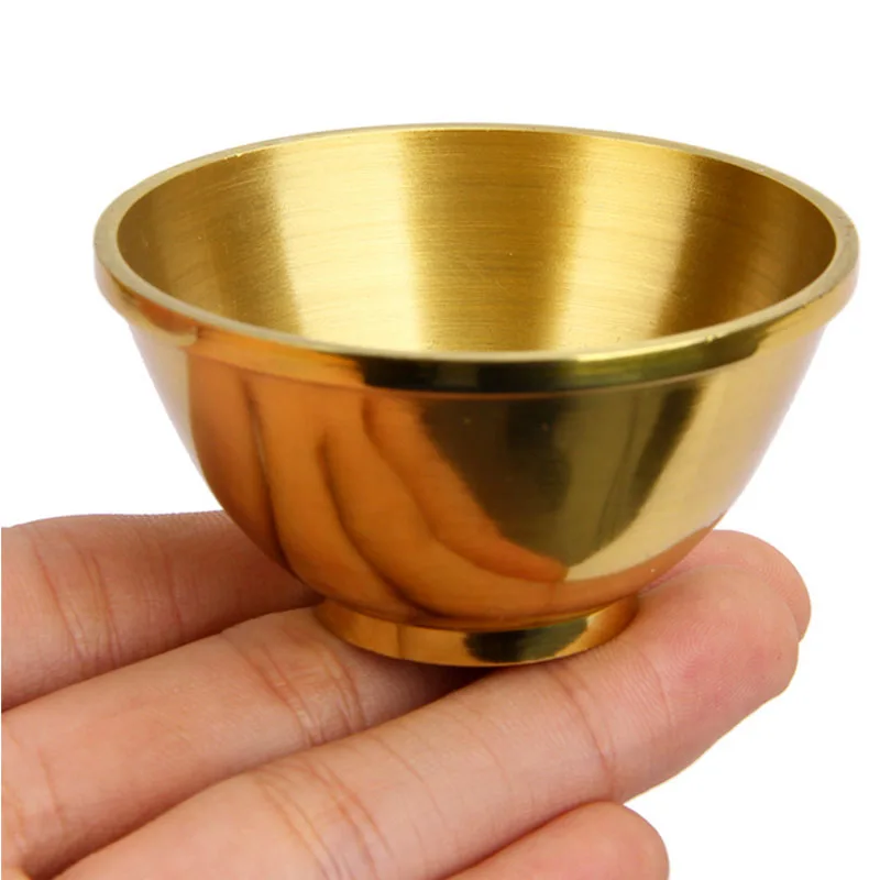 Storio vario dubenys vandens dubenėlį auksinius papuošalus, stalo reikmenys, Namų Dekoravimo Budistų dubenį aukos Buda papuošti amatai
