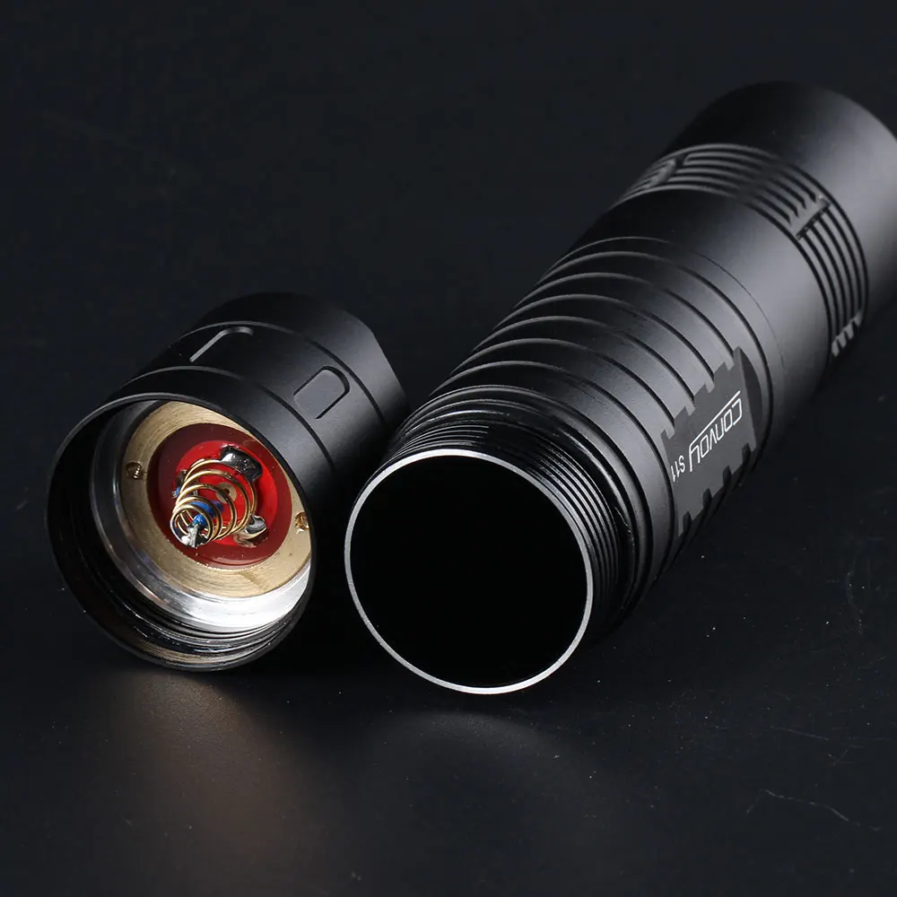 Vilkstinė S11 XHP50.2 2400lm LED Žibintuvėlis EDC Flash Light Black Taktinis Žibintuvėlis 18650 26650 Nešiojamų Lanterna LED Kempingo Žibintas