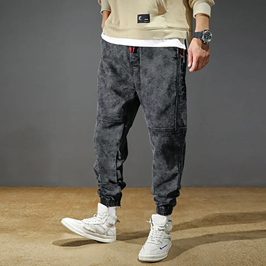 Vyrų kelnės kietas Krovinių Kelnės 2020 Naujas Mados streetwear Poilsiu Harajuku atsitiktinis, kietas Raišteliu Sweatpant Hip-Hop TrousersL