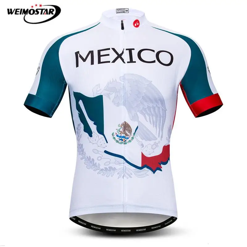 Weimostar Meksika Dviračių Džersis 2021 pro komandos Dviračiais Drabužių Maillot Ciclismo Dviračių Lenktynių Marškinėliai Kvėpuojantis MTB Dviračių Džersis