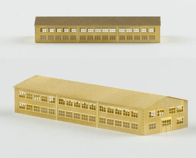 1/700 Masto Statyklos, Diorama Priedai - laivų Statyklos pastatas nustatyti 2 Modelio Rinkiniai NW70002 Ėsdinimo Lapas